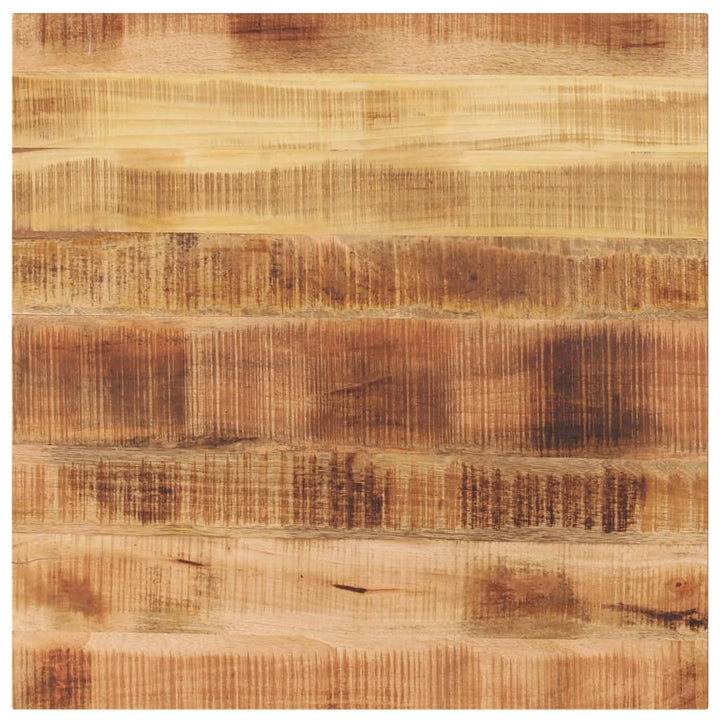 bordplade 90x90x2,5 cm firkantet massivt ru mangotræ