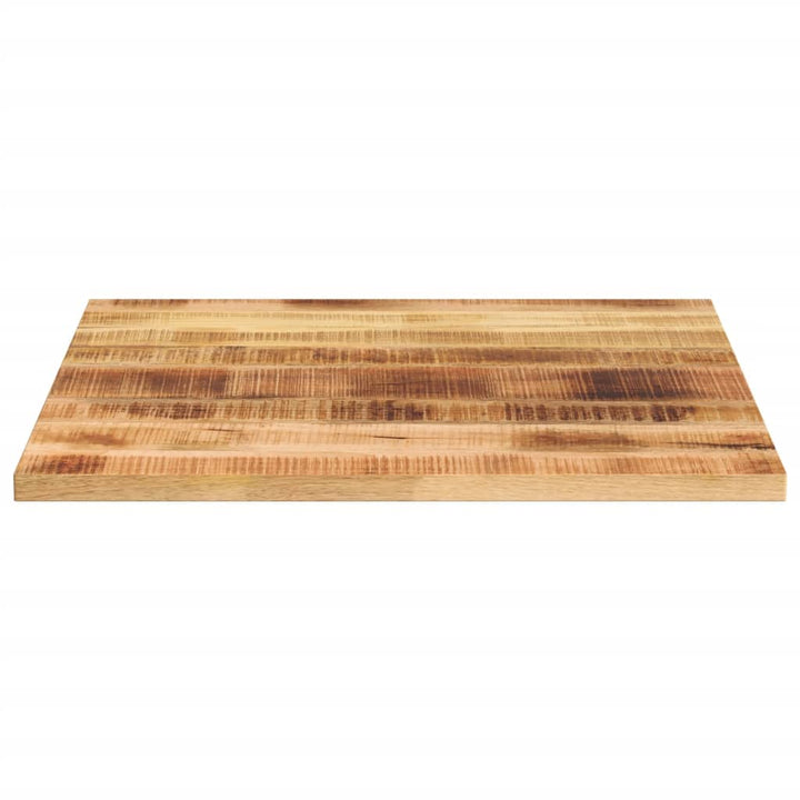 bordplade 90x90x2,5 cm firkantet massivt ru mangotræ
