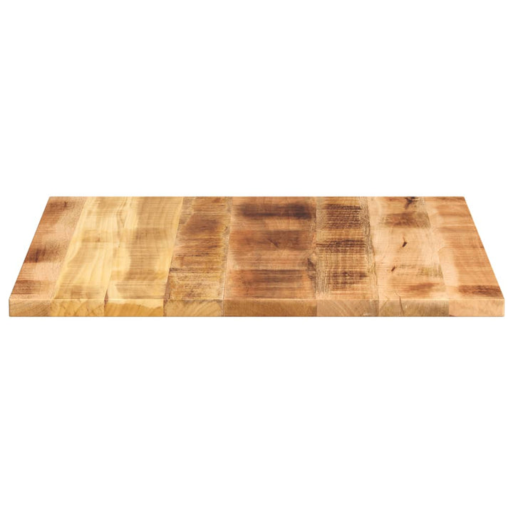 bordplade 90x90x2,5 cm firkantet massivt ru mangotræ
