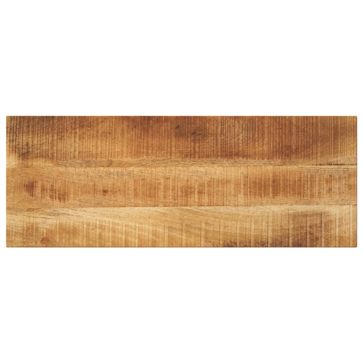 bordplade 70x20x3,8 cm rektangulær massivt ru mangotræ
