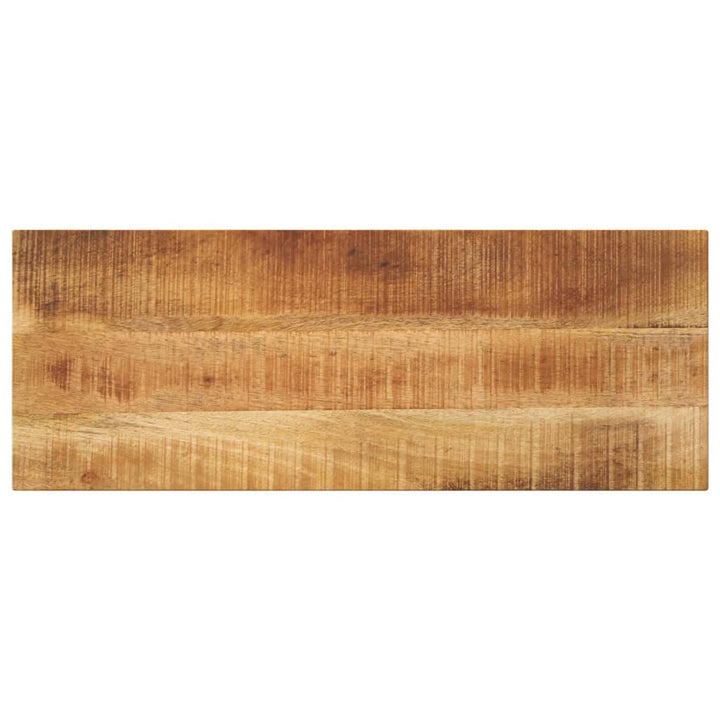 bordplade 90x20x3,8 cm rektangulær massivt ru mangotræ