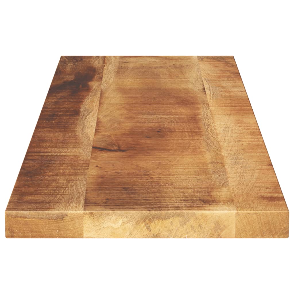 bordplade 120x20x3,8 cm rektangulær massivt ru mangotræ