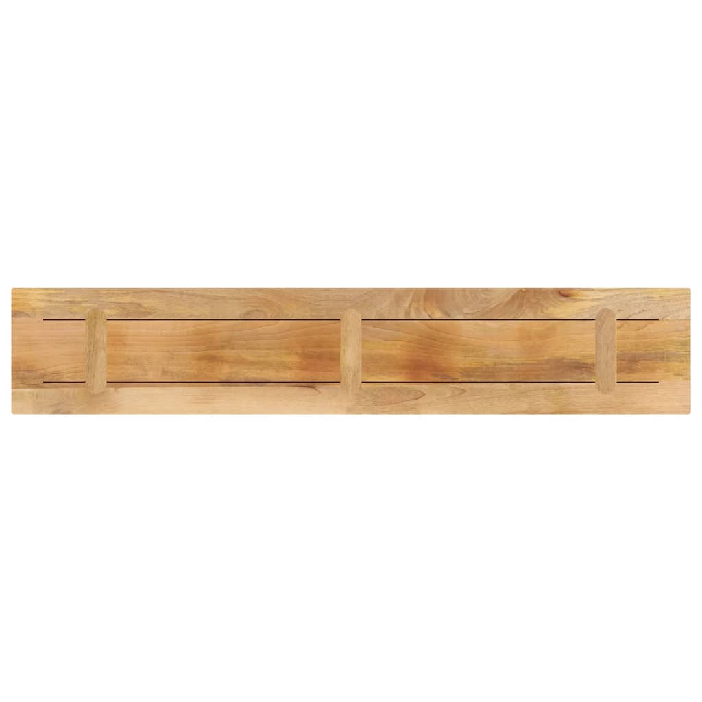 bordplade 160x20x3,8 cm rektangulær massivt ru mangotræ