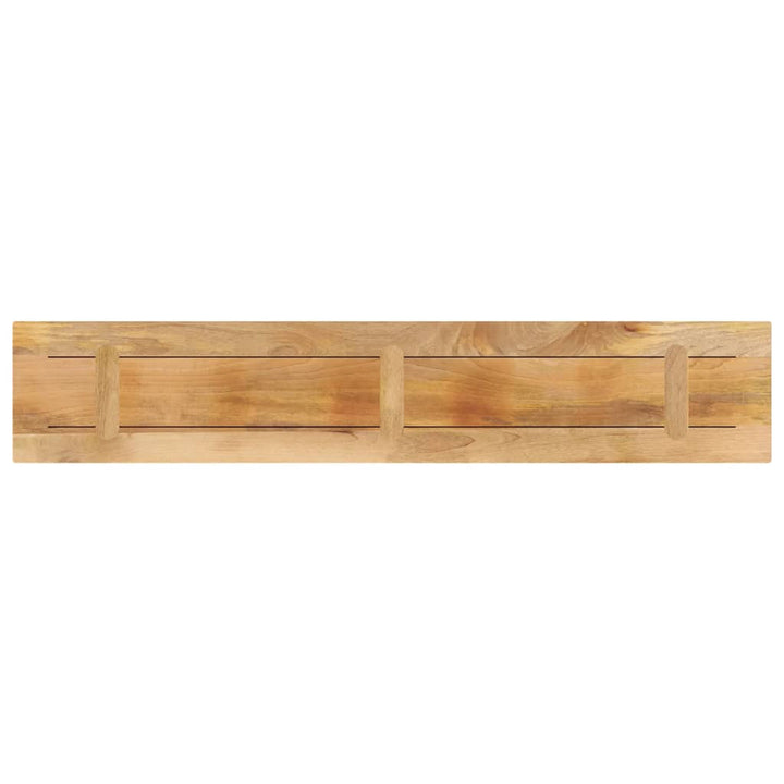 bordplade 160x20x3,8 cm rektangulær massivt ru mangotræ