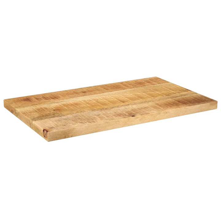 bordplade 60x30x3,8 cm rektangulær massivt ru mangotræ