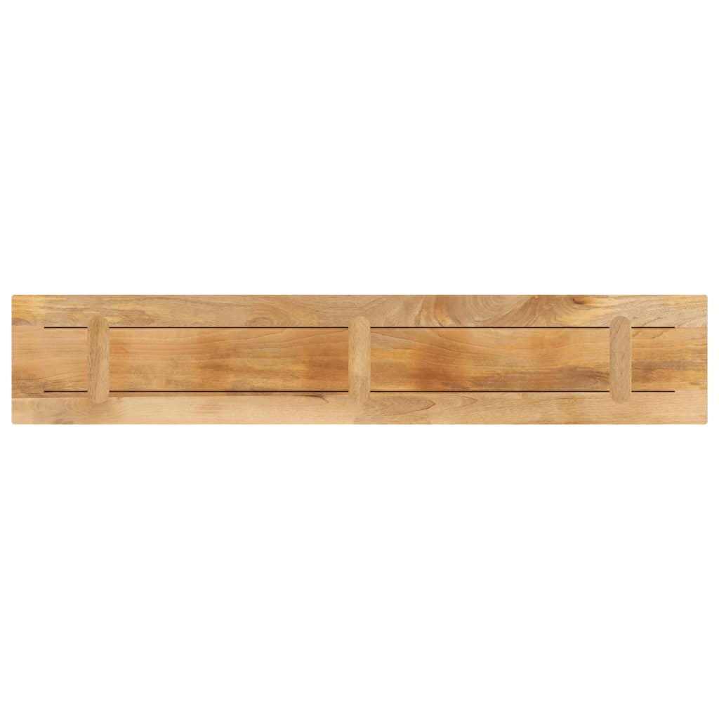 bordplade 180x40x3,8 cm rektangulær massivt ru mangotræ
