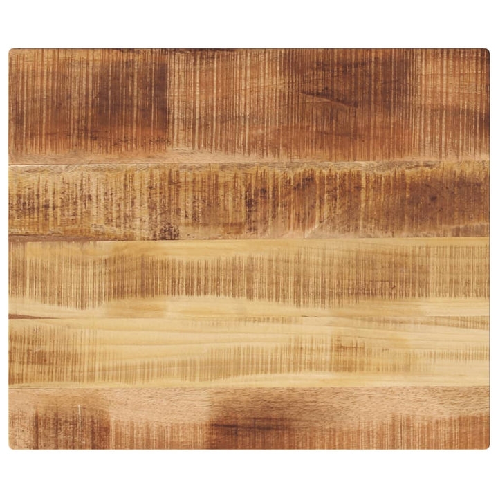 bordplade 60x50x3,8 cm rektangulær massivt ru mangotræ
