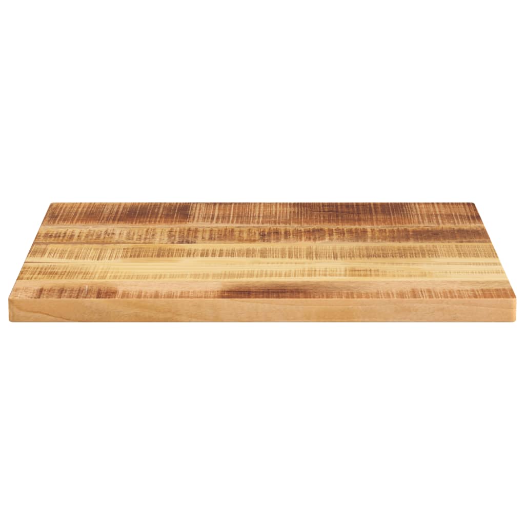 bordplade 60x50x3,8 cm rektangulær massivt ru mangotræ