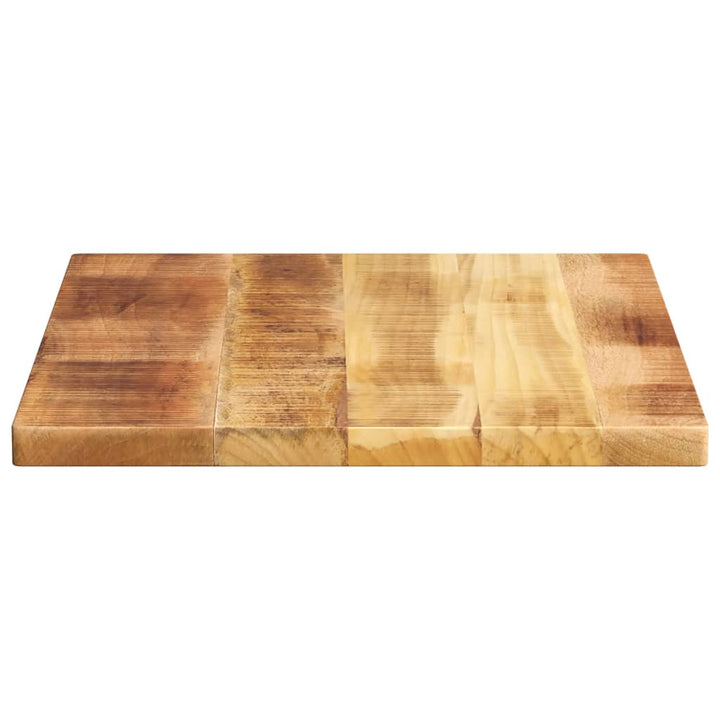 bordplade 60x50x3,8 cm rektangulær massivt ru mangotræ
