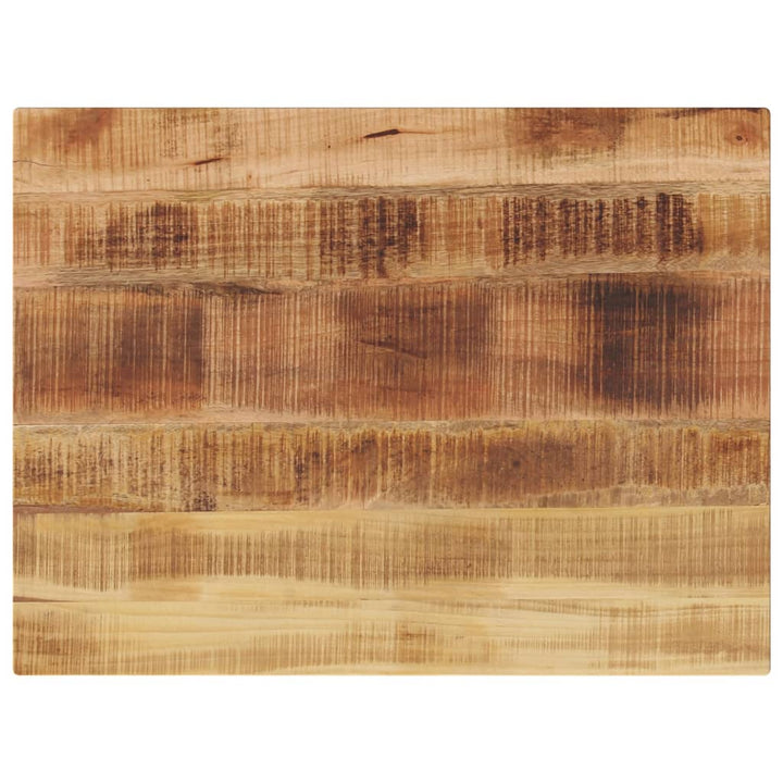 bordplade 70x50x3,8 cm rektangulær massivt ru mangotræ