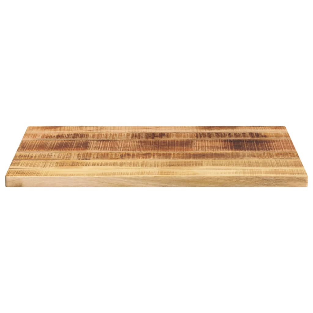 bordplade 70x50x3,8 cm rektangulær massivt ru mangotræ