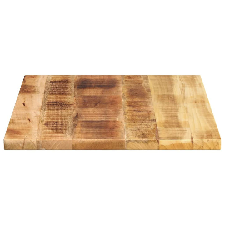 bordplade 70x50x3,8 cm rektangulær massivt ru mangotræ