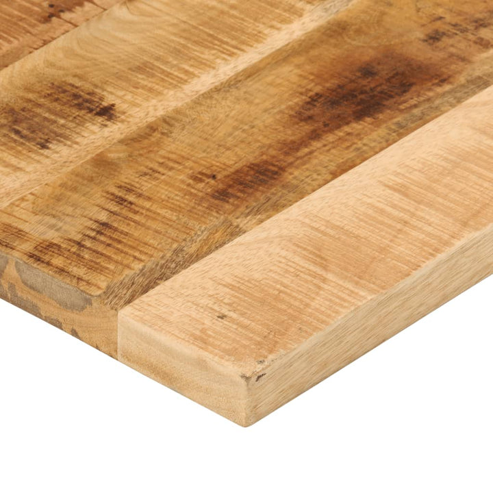 bordplade 70x50x3,8 cm rektangulær massivt ru mangotræ