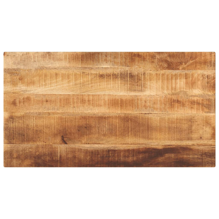 bordplade 100x60x3,8 cm rektangulær massivt ru mangotræ