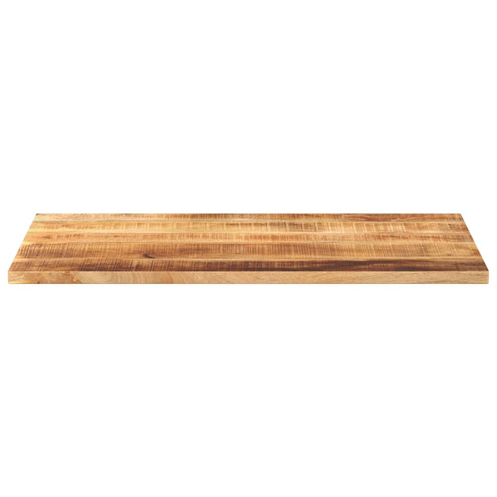 bordplade 100x60x3,8 cm rektangulær massivt ru mangotræ