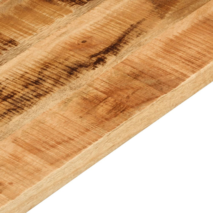 bordplade 100x60x3,8 cm rektangulær massivt ru mangotræ