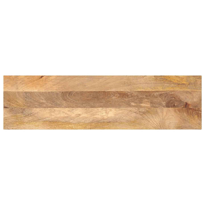 bordplade 100x20x2,5 cm rektangulær massivt mangotræ