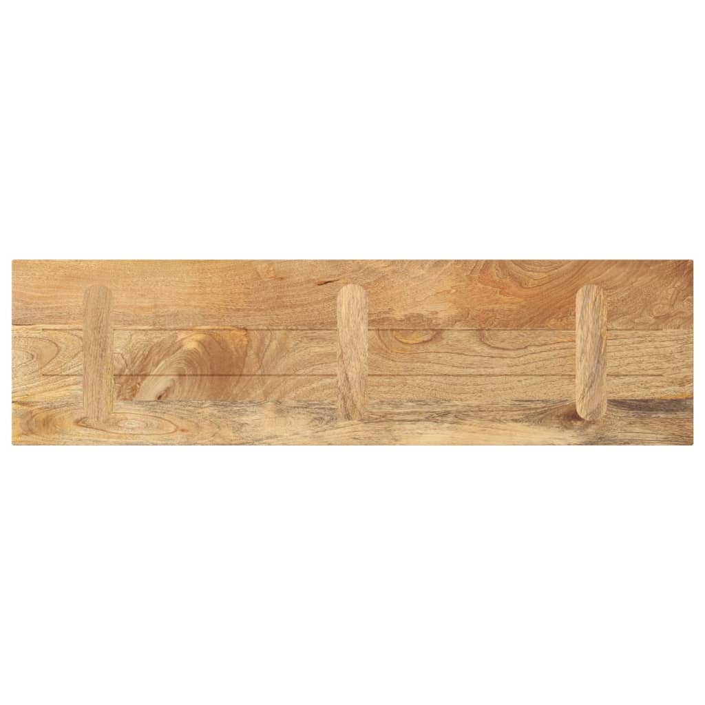 bordplade 100x20x2,5 cm rektangulær massivt mangotræ