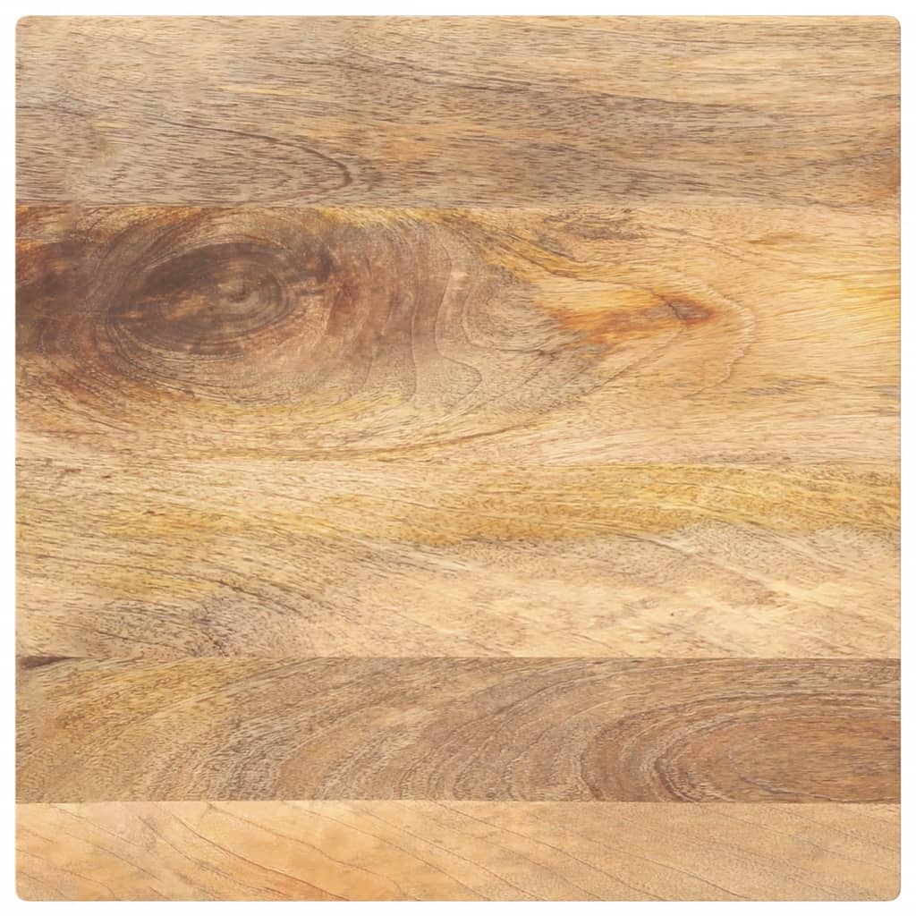 bordplade 40x40x2,5 cm firkantet massivt mangotræ