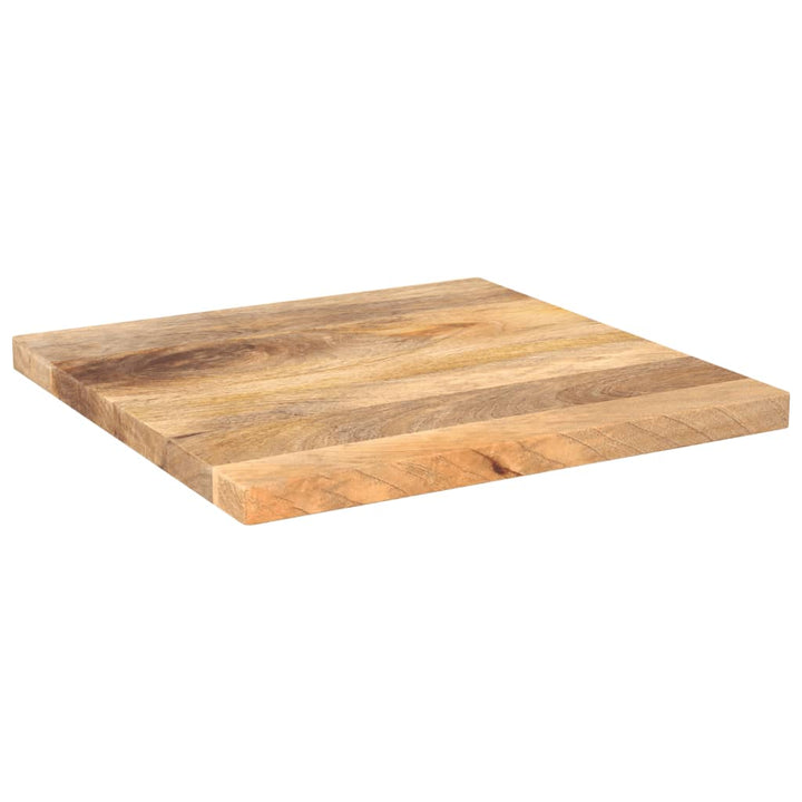 bordplade 40x40x2,5 cm firkantet massivt mangotræ