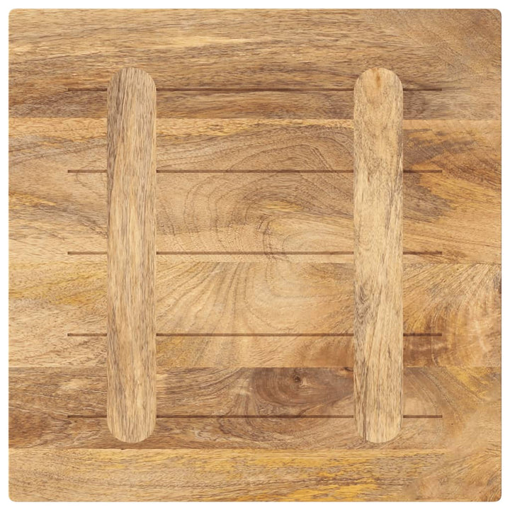 bordplade 40x40x2,5 cm firkantet massivt mangotræ