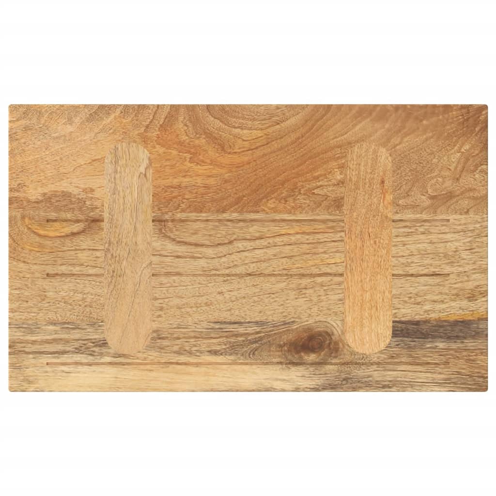bordplade 50x40x2,5 cm rektangulær massivt mangotræ