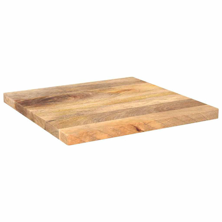 bordplade 50x50x3,8 cm firkantet massivt mangotræ
