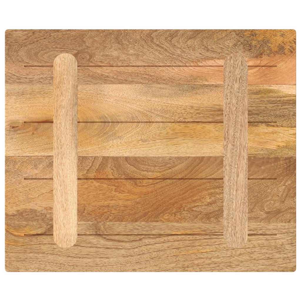 bordplade 60x50x2,5 cm rektangulær massivt mangotræ