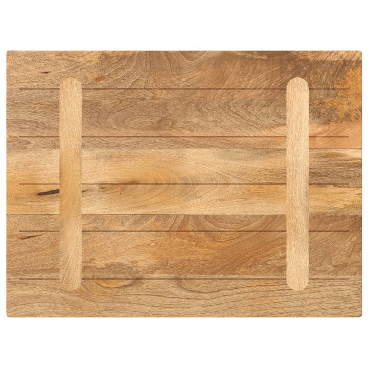 bordplade 90x50x2,5 cm rektangulær massivt mangotræ