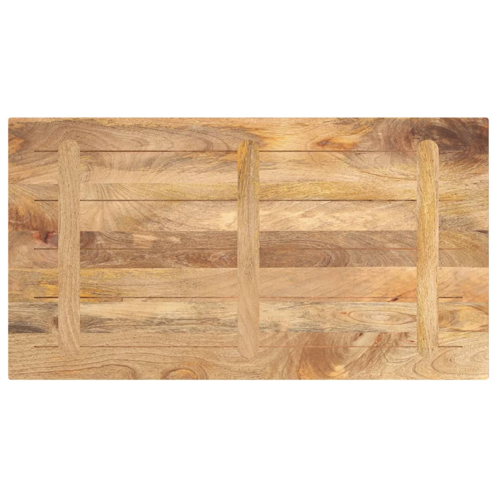 bordplade 100x50x2,5 cm rektangulær massivt mangotræ