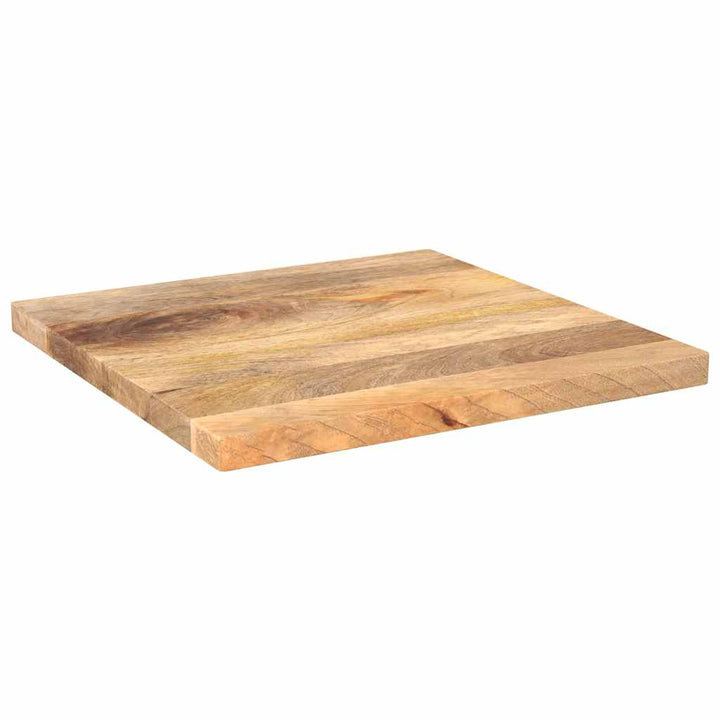 bordplade 60x60x2,5 cm firkantet massivt mangotræ