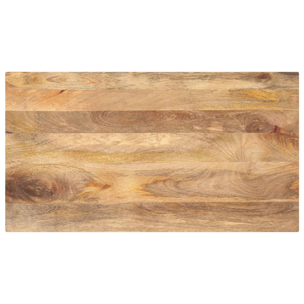 bordplade 120x60x2,5 cm rektangulær massivt mangotræ