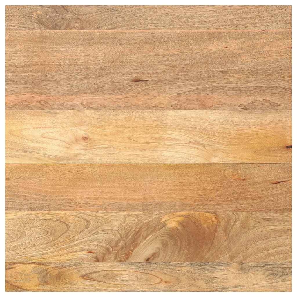 bordplade 70x70x2,5 cm firkantet massivt mangotræ