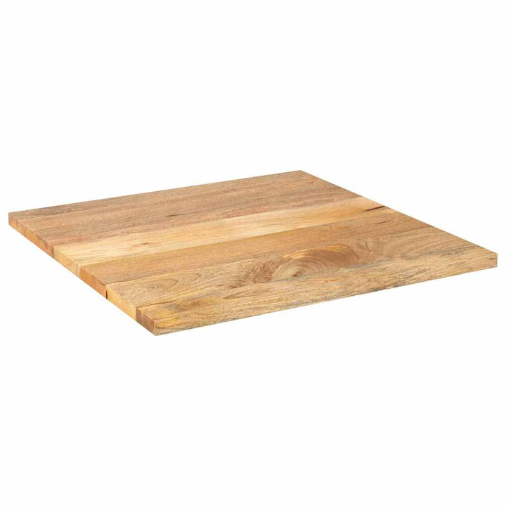 bordplade 70x70x2,5 cm firkantet massivt mangotræ