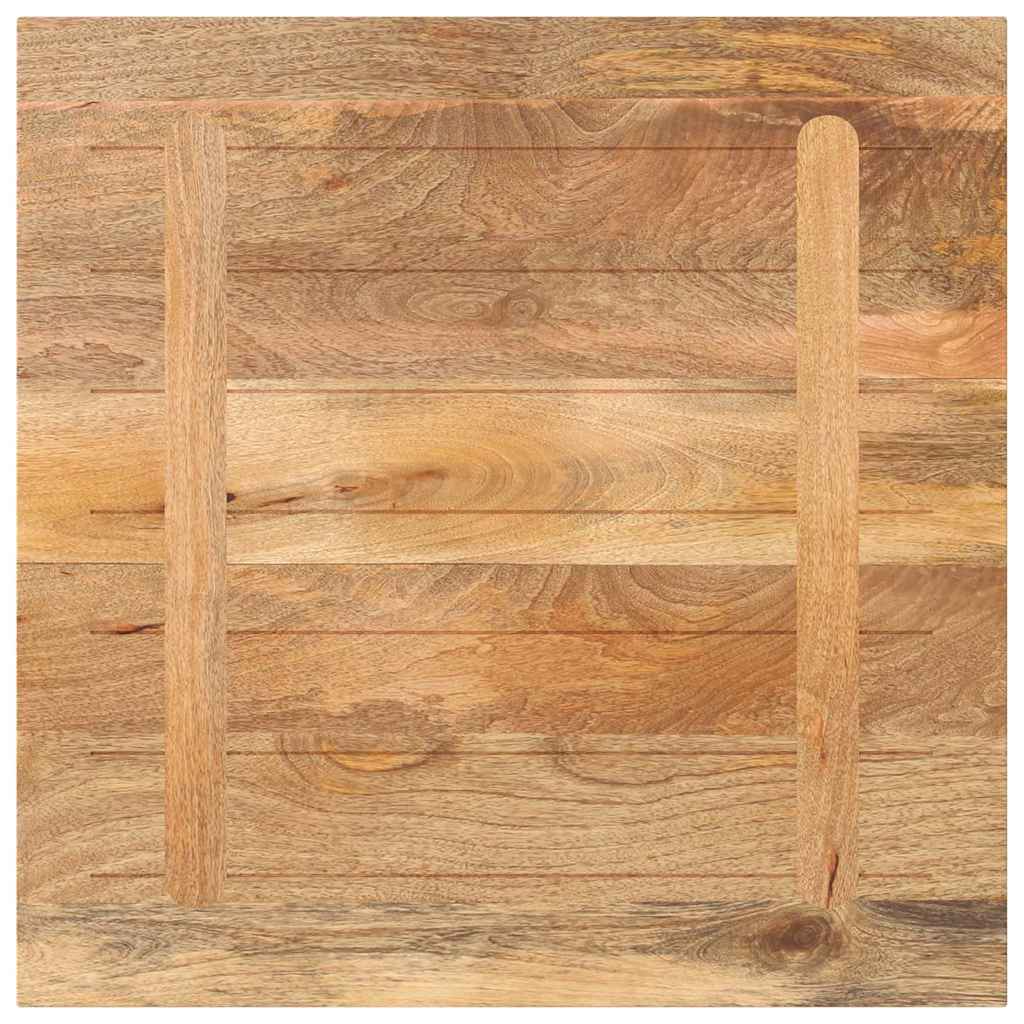 bordplade 70x70x2,5 cm firkantet massivt mangotræ
