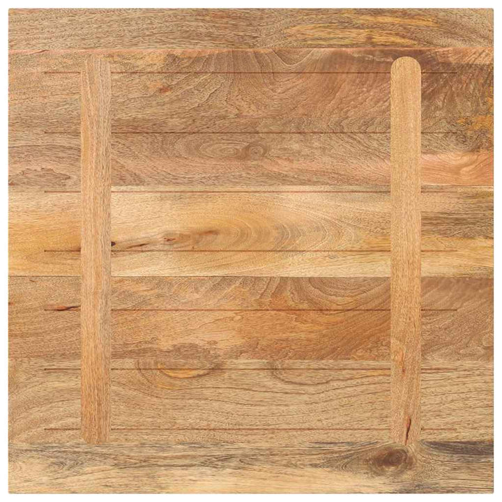 bordplade 70x70x2,5 cm firkantet massivt mangotræ