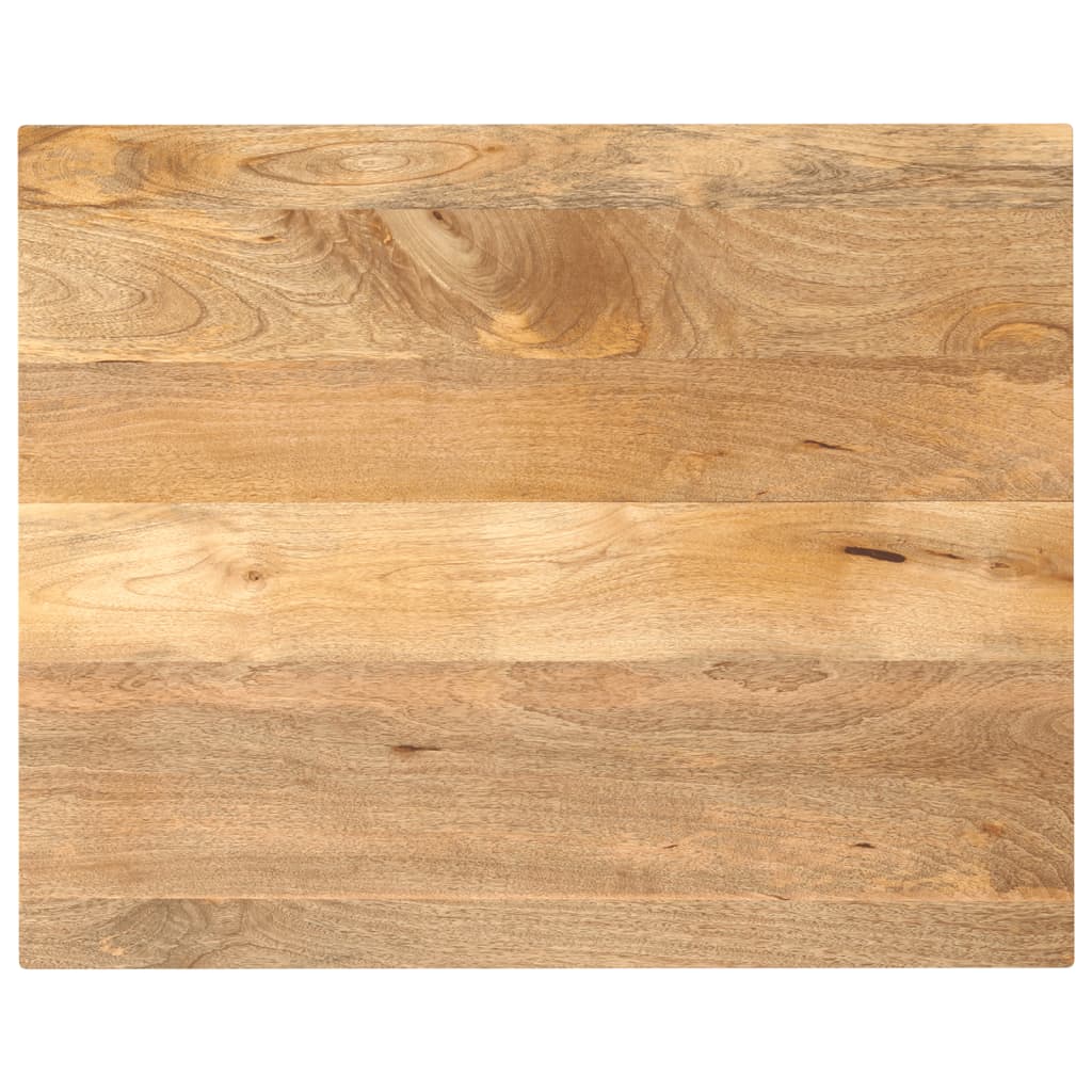 bordplade 90x80x2,5 cm rektangulær massivt mangotræ