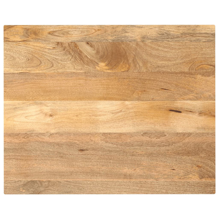 bordplade 100x80x2,5 cm rektangulær massivt mangotræ