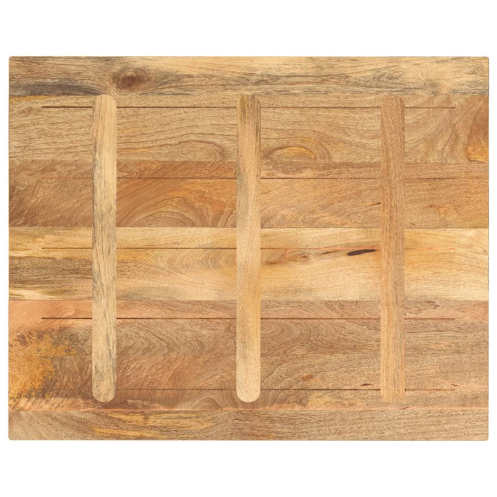 bordplade 100x80x2,5 cm rektangulær massivt mangotræ