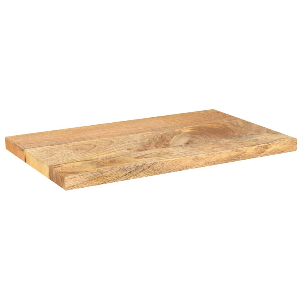 bordplade 50x30x3,8 cm rektangulær massivt mangotræ