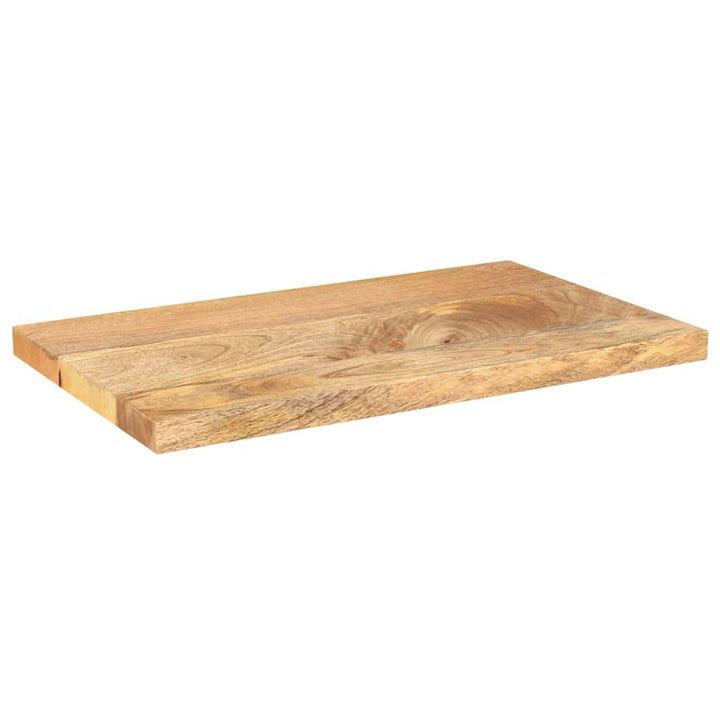 bordplade 50x30x3,8 cm rektangulær massivt mangotræ