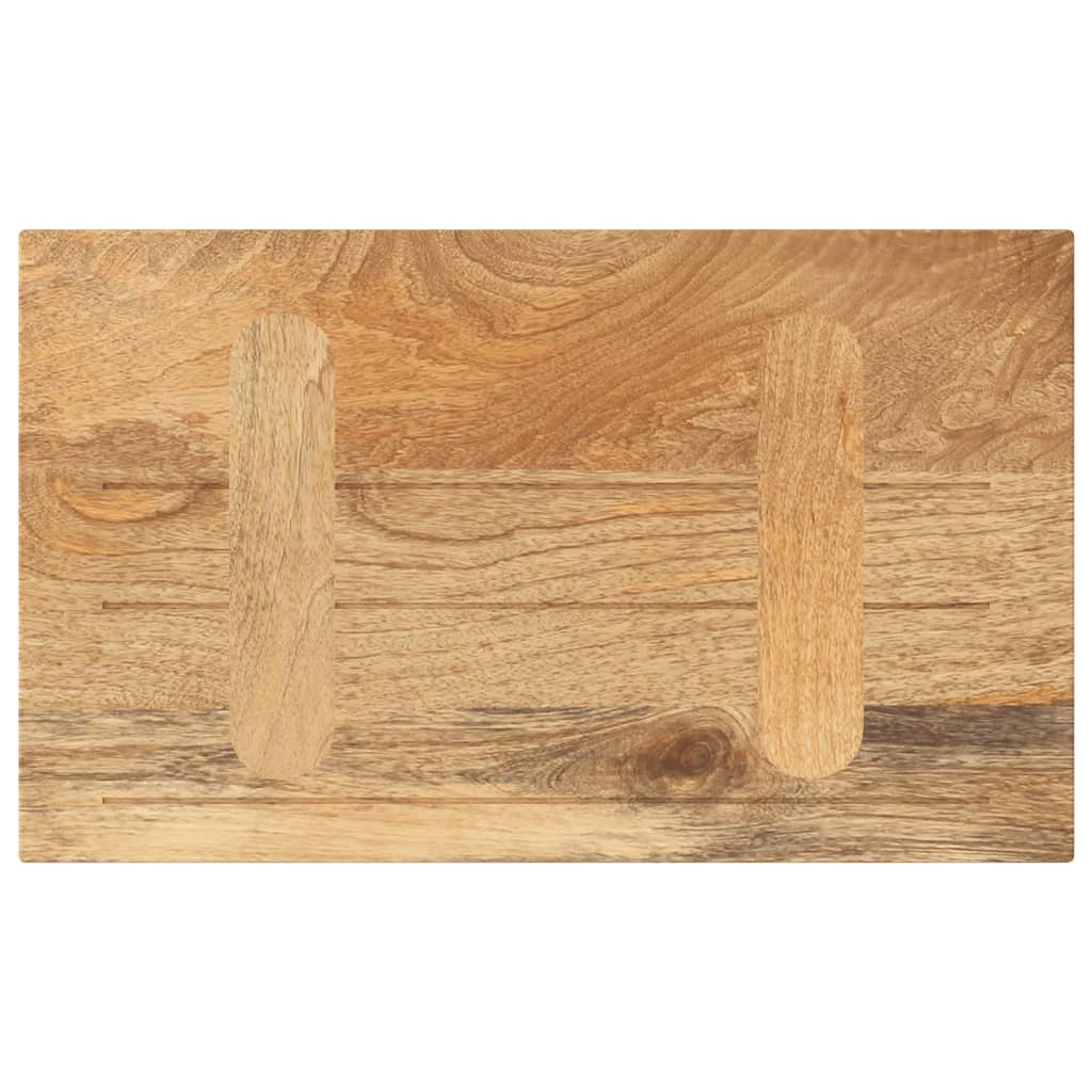 bordplade 50x30x3,8 cm rektangulær massivt mangotræ