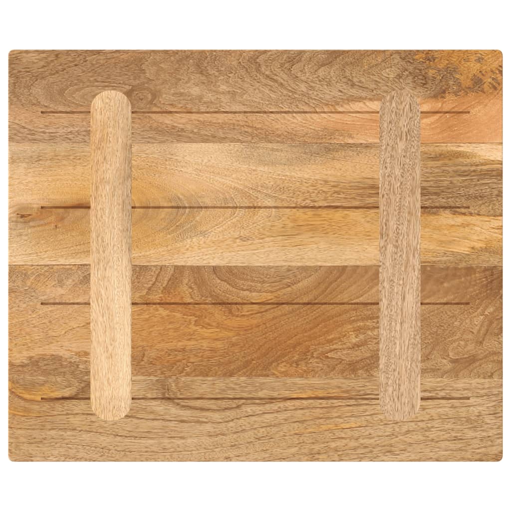 bordplade 60x50x3,8 cm rektangulær massivt mangotræ