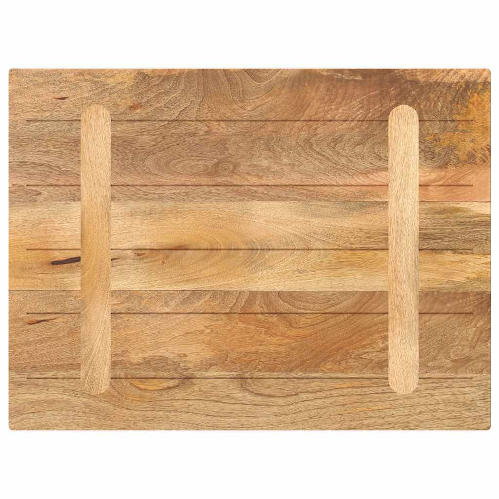 bordplade 90x60x3,8 cm rektangulær massivt mangotræ