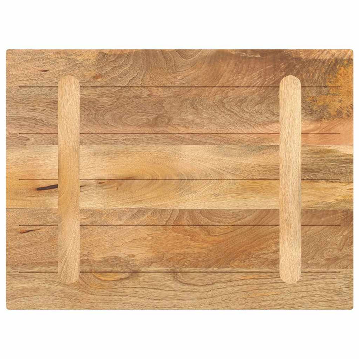 bordplade 90x60x3,8 cm rektangulær massivt mangotræ