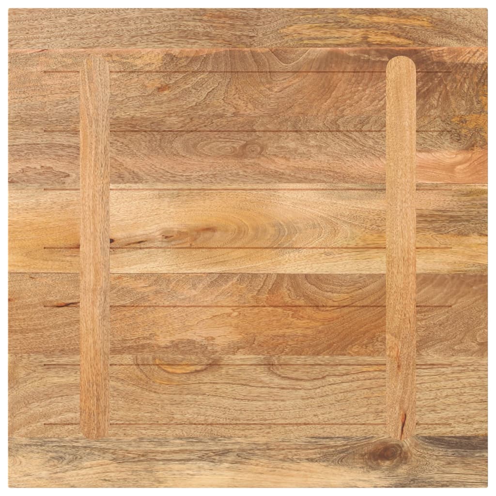 bordplade 80x80x3,8 cm firkantet massivt mangotræ
