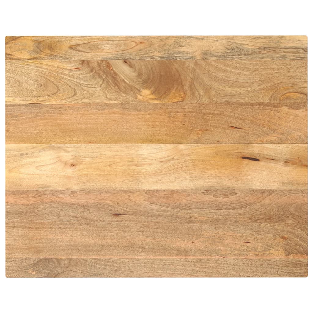 bordplade 100x80x3,8 cm rektangulær massivt mangotræ