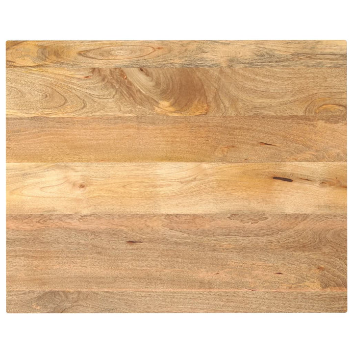 bordplade 100x80x3,8 cm rektangulær massivt mangotræ