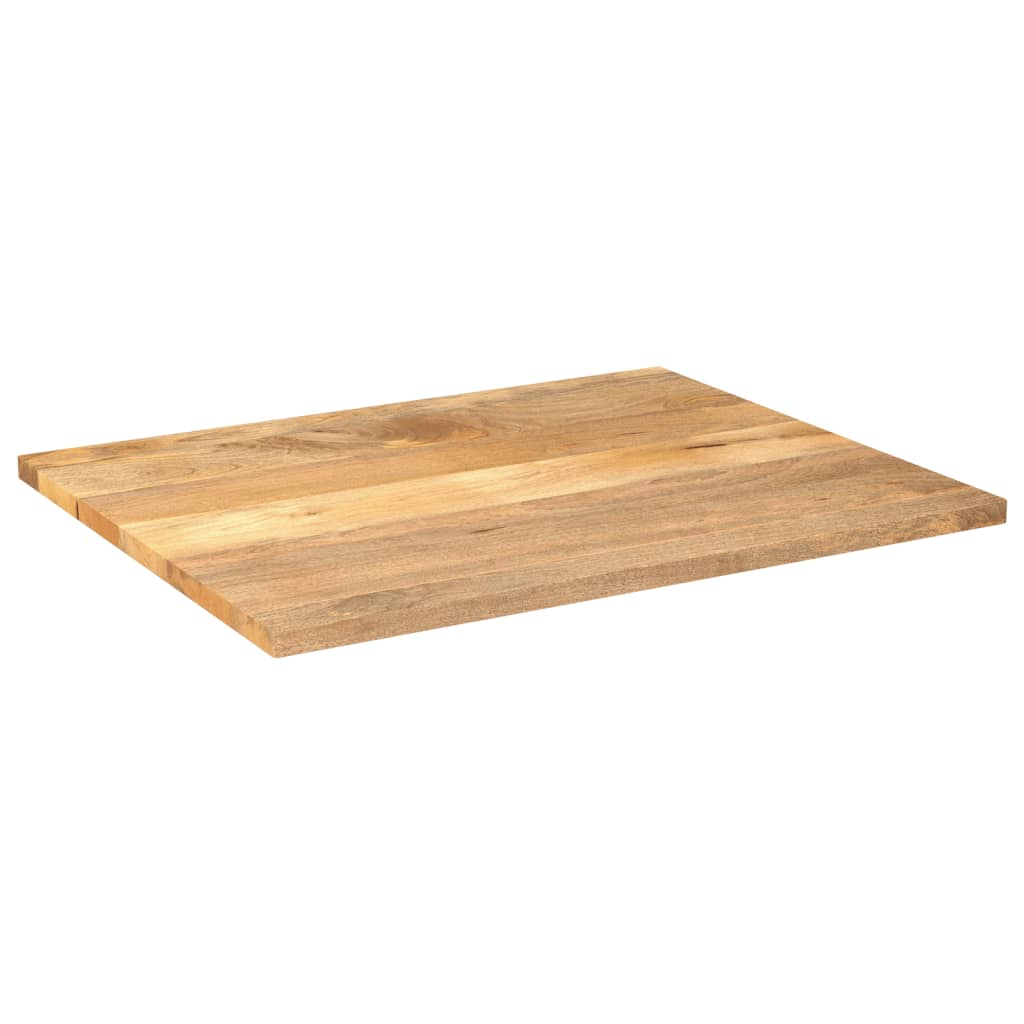 bordplade 100x80x3,8 cm rektangulær massivt mangotræ