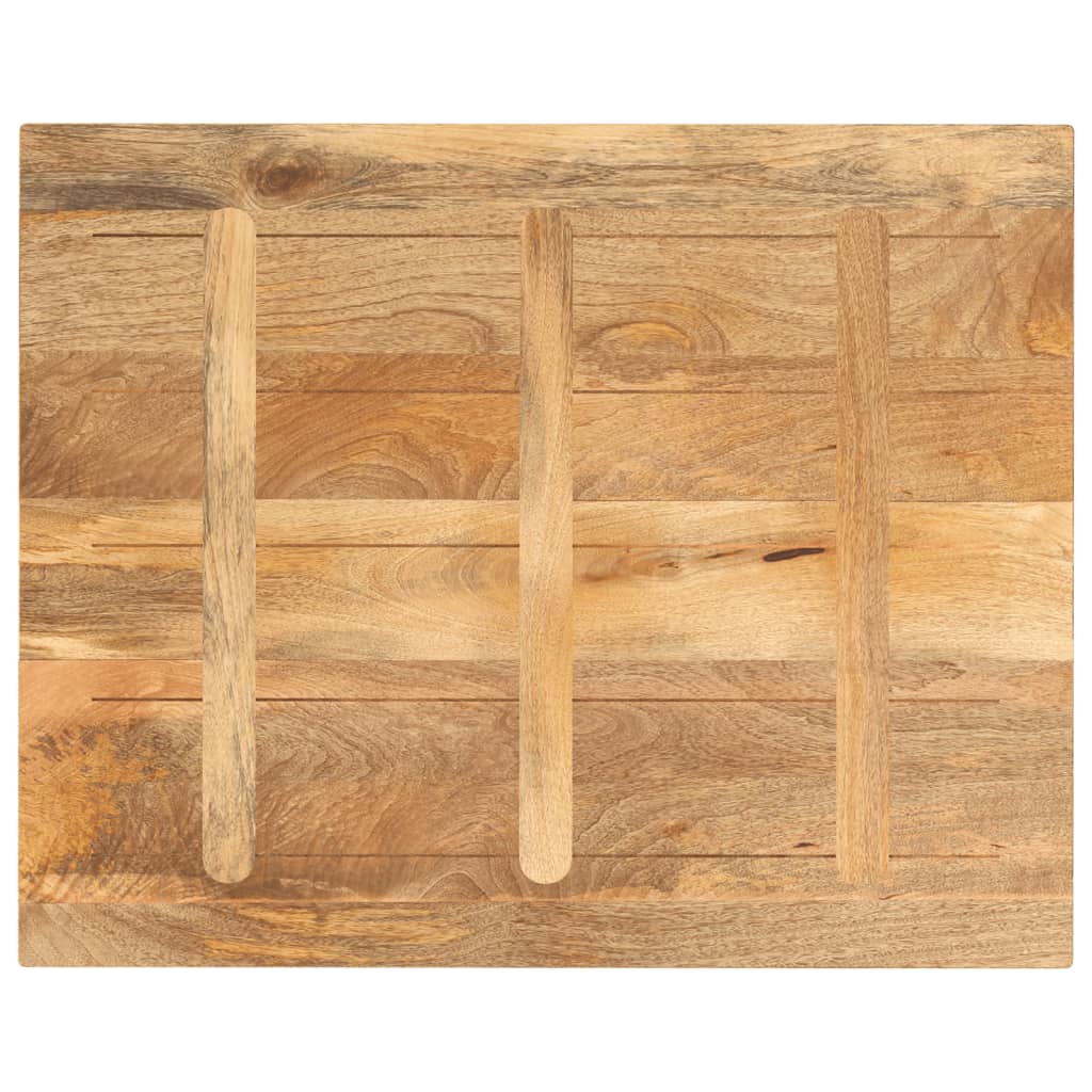 bordplade 100x80x3,8 cm rektangulær massivt mangotræ